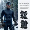 Handschoenen Loogdeel Ski -verwarmingshandschoenen Men Men Winterwarmte Waterdichte winddichte fietsen Motorfiets Snowcle Snowboard Elektrische thermische handschoenen