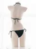 Micro-biquíni de duas peças feminino Bandagem de biquíni Sexy Mini Bikinis Conjuntos de roupas de banho com cintura baixa Lingerie exótica