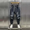 Jeans maschile di alta qualità Nuovo designer di lusso 2024 Luxury Casual Cangile jeans in jeans in jeans a gamba a tutta lunghezza streetwear pantaloni da cowboy harem 240423