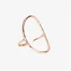 Cluster ringen Huitan minimalistische ovaalvormige vinger voor vrouwen 3 metalen kleuren dagelijks slijtage hiphop meisjes mode veelzijdige sieraden