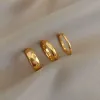 Bänder 2mm 4 mm 6 mm Edelstahl 18K Gold plattiert silberne Farbe Knöchelringe für minimalistische Goldringe für Frauen für Frauen