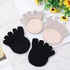 Women Socks Accessries High Heels Half Insoles Foot Care Invisible Toe Forefoot Pad Non-Slip Five Fingers