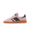 Handall Spezial Three Stripes Grey Pink White Silver Core Black Sporty Rich Sates Skate Shoes Red White Green Men Women Mulher Outdoor Sneakers Trainers 36-45