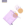 Enhancer Elinfant Waterdichte wasbare Wasbare voedervlok Verpleegkussens 6pcs Bamboo Breast Pad voor moeder met waszak