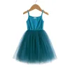 Chemises d'été mignons filles paillettes princesse robe enfants