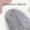 Wmayers 6 PPairs/Lot Baby Socki 100% Organiczne bawełniane kostki dla dzieci z nieuzbrojnymi podeszwami Unisex Anti Skid Baby Skarpetka dla dziewcząt chłopcy
