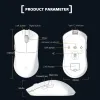 Möss Motospeed Darmoshark M3 Wireless Bluetooth Gaming Mouse 26000DPI PAM3395 Optical Computer Office Mouse Ro Drive for Laptop PC