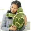 Cojines 35/45/55cm encantadores juguetes peluches dibujos animados tortuga marina almohada relleno de muñecas de animales blandos para niños regalos de kawaii