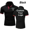 Mens Custom Your Short Sleeve Lapel T-Shirt Summer Fashion Casual Business Social Polo Shirt 240420