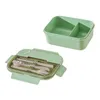 Dinnerware Japanese Bento Lunch Box 1250ml Office Multifunctional Container Snack For Home Hiking