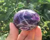 1pcs 100 sonho natural de ametyst gemstone quartzo cristal esfera reiki cura chevron amethyst cristal gemstone ball3826782