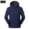 Nuova primavera e autunno giacche da uomo Stone Coat Island Solido abita da alpinismo da uomo con cappuccio da sprint da uomo