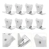 Gordijn 8 PCS Sluiter Pulley Home Accessoire venster Roman Blinds Lock Accessories Track Roller Covers for Cord