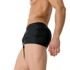 Men's Swimwear Sexy Mens Surf Briefs Summer Beach Low Rise Swimwear Nylon Fashion Male Quick Dry Swimming Trunks Elastic Plus Size Swimsuit d240424