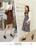 Fashion work shoes black Fashionable comfort top layer cowhide square head coarse single shoe lace-up solid color platform women shoes