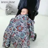 Cuscini insulari di maternità in cura per la privacy al seno copertura per passeggino per neonati coperte per allattamento alla sciarpa al seno copri infermieristiche 100*70 cm