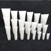 Butelki 100pcs Darmowa wysyłka 50 ml 100 ml 120 ml 150 200G Biała plastikowa opakowanie wąż butelka Flip Cap Cream Balsam Pusta uszczelka pojemnika