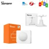 Kontroll Sonoff SNZB03 Zigbee Smart Motion Sensor Smart Home Human Detector Alert Notification via Ewelink App Arbeta med Sonoff ZBbridge