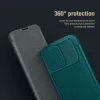 Filtres pour iPhone 15 Pro Max Case Nillkin Portefeuille Cuir Flip Étui en cuir Protection de l'objectif en cuir supérieur