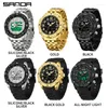 Relógios de pulso Sande top Digital Milled Military Assista a água impermeável LED LED LED Sport Sport Male Big Watches Relloguios Masculino