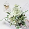 Fleurs décoratives Bouquet artificiel nordique jardin extérieur pour décoration cadeaux de mariage femmes faux accessoires de décoration intérieure