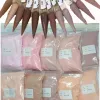 Líquidos 100 g NUDE Cava en polvo acrílico, 10 colores Cristal Pink Brown Extensión/inmersión de arte de uñas acrílicas en polvo Suministros de suministros de monómero