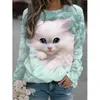 Sudaderas con capucha para hombres sudaderas de otoño sudaderas de otoño gatos animales sudadera con capucha estampada 3d fábrica ropa de manga larga tops tops y2k mujer mujer ropa 240424