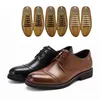Schoenonderdelen 3 size mannen dames lederen schoenveters geen vervuiling siliconen elastische veters speciale stropdas