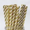 Gold White Disposable Tableware Paper Plate Straws Cup 1st Birthday Party Wedding Decor Kids Baby Shower Supplies 240411