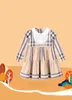 Robe de fille pour enfants robe à collier