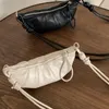 Bag Shoulder Croissant Lazy Style Bolsas Mujer Crossbady Bags For Women Exquisite Hobos Bolsos Zipper Sheep Skin Sac De Femme