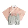 Zestawy retro kimono Summer Baby Girl Ubranie