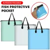 Accessories Fish Protection Bag Multifunctional PVC Fishing Handbag Foldable Waterproof Large Capacity Living Fish Storage Gear Bag XA209G