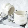 Kupalar sevimli Kore kahve fincan gümüş kaplama cubby kabarcık kolu ev ofis çay fincan kahvaltı için kupa