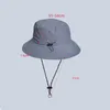 Waterproof Fisherman Hat Women Summer Sun AntiUV Protection Camping Hiking Mountaineering Caps Mens Panama Bucket 240417