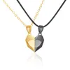 Colliers pendants Love Heart Magnetic Couple Collier ATTRACTION ROMANTIQUE POUR LES FEMMES MEN