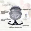 5 Speed ​​Electric Bluetooth Baby Swing för nyfödda med 3 timerinställningar, 10 vaggvisa, bärbar design och fjärrkontroll för spädbarn 5-26 kg