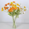 Decorative Flowers 4 Heads Artificial Bouquet Simulation Poppies Fake Silk Flower For Home Wedding Party Bedroom Office Decoration Bottle