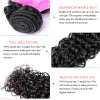 Wigs Brazilian Raw Hair Weave Bundles With Lace Closure Virgin Human Hair Bundle Deal With Closure Water Wave Queen Hair Products