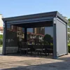 Camp Furniture Outdoor Aluminium Alloy Pavilion Villa Courtyard Garden Vier hoekterras Modern Chinese elektrisch