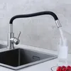 Robinets d'évier de salle de bain simple d'installation de cuisine robinet w60cm tube moderne d'eau flexible becs