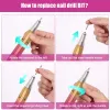 Drills 45000RPM Rechargeable Electric Nail Drill Machine Gel Nail Polish Sander Cutters For Manicure Nail Supplies For Professionals