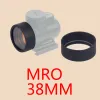 Lanterna de armas táticas lanterna vermelha capa de protetor de mira de ponto de vista com certeza m300 m600 x300 x400 tr1 trijicon mro sro lente guarda