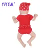 Puppen ivita wg1553 20,86 Zoll 100% Silikon wiedergeborene Babypuppe Weiche Puppen unbemaltes Mädchen Realistisches Baby mit Kleidung für Kinderspielzeug