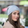 Sonbahar Kış Tasarımcı Kadın Beanie Hat Basit yumuşak ince örgü şapkalar Açık sıcak soğuk prosalı moda kaput