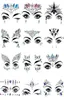 3D Crystal Glitter Jewels Tattoo Stickers Women Fashion Face Body Eye Gems Gypsy Festival Adornment Makeup Beauty Sticker4288452