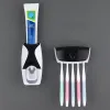 Teste da 1 pc Dispenser Dentespustore Porta di spazzolino da denti a prova di polvere e appiccicoso Squeezer da dentifricio da bagno montato a parete