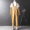 Kombinezon vintage harajuka męski ładunek krótkie rękawy ogólnie wiele kieszeni Rompers Jumpsuits Joggers Combatall Streetwear Working Ubranie S5XL