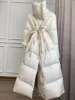 Marque de créateurs de vestes, étoile avec la même oie blanche vers le bas et l'hiver pour hommes et femmes couple à capuche à la veste veste gilet