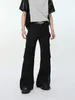 Calças masculinas Moda 2024 Causal Summer Zipper Multi-Bockets Color Solid Street Macho Casual Casual Calças